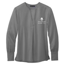 Load image into Gallery viewer, Brooks Brothers® Women’s Open-Neck Satin Blouse
