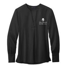 Load image into Gallery viewer, Brooks Brothers® Women’s Open-Neck Satin Blouse
