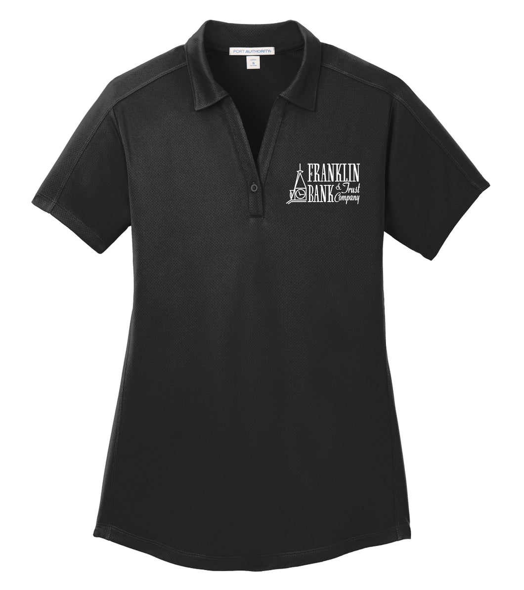 Ladies Diamond Jacquard Polo